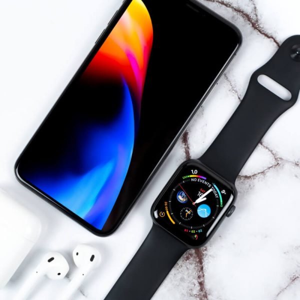⁦Smartwatch with Bright Touchscreen Display, Up to 6 Days of Battery Life, Orchid Purple⁩ – תמונה ⁦3⁩